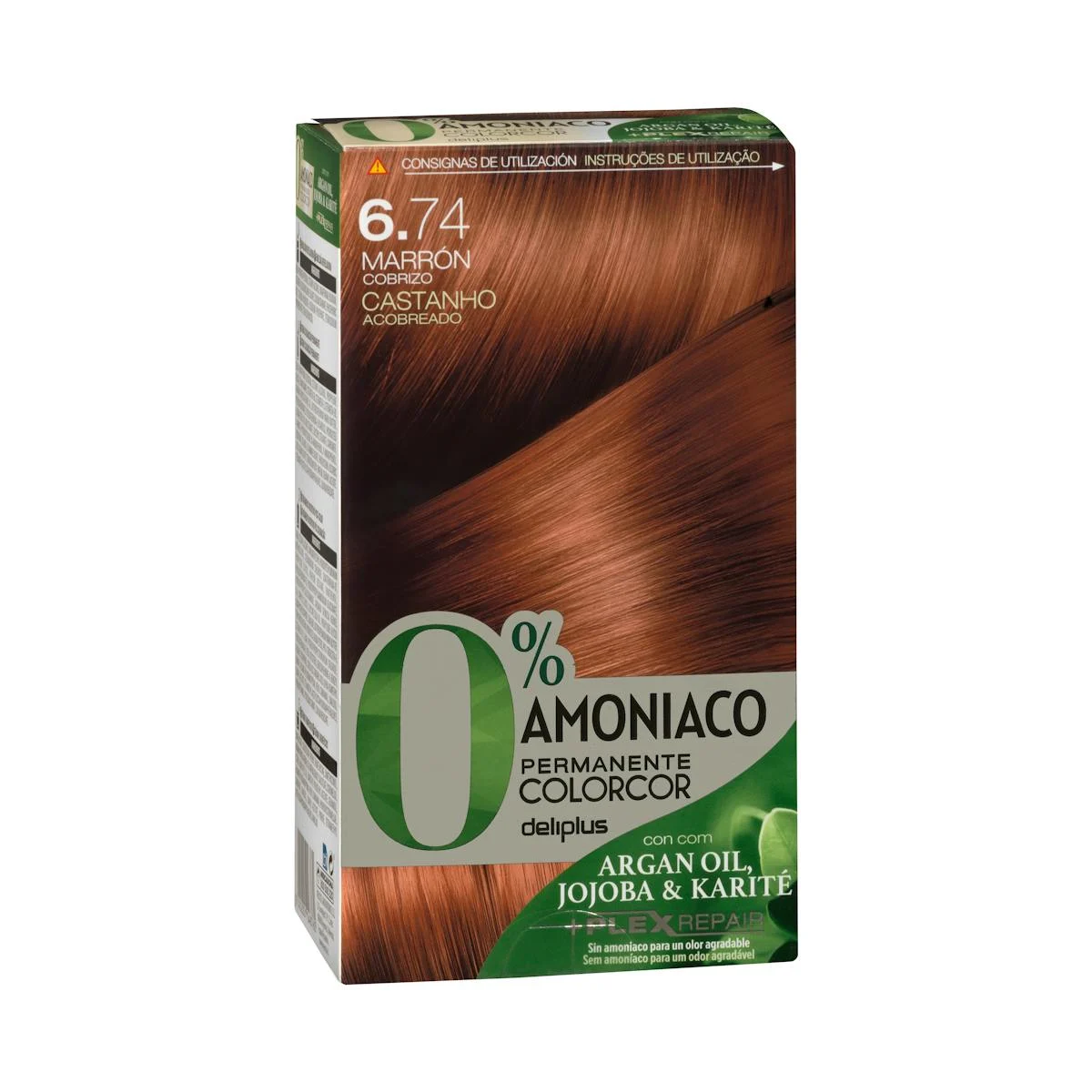 Coloració permanent 0% amoníac 6.74 marró rogenc Colorcor