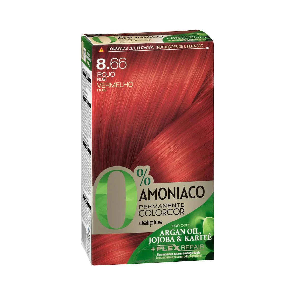 Colorcor 0% ammonia permanent dye 8.66 ruby red