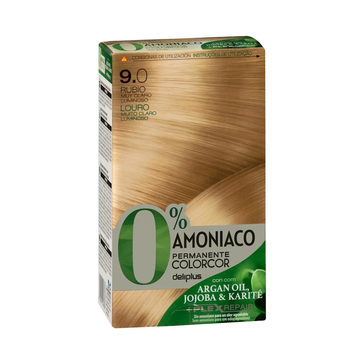 Coloració permanent 0% amoníac 9.0 ros molt clar lluminós Colorcor