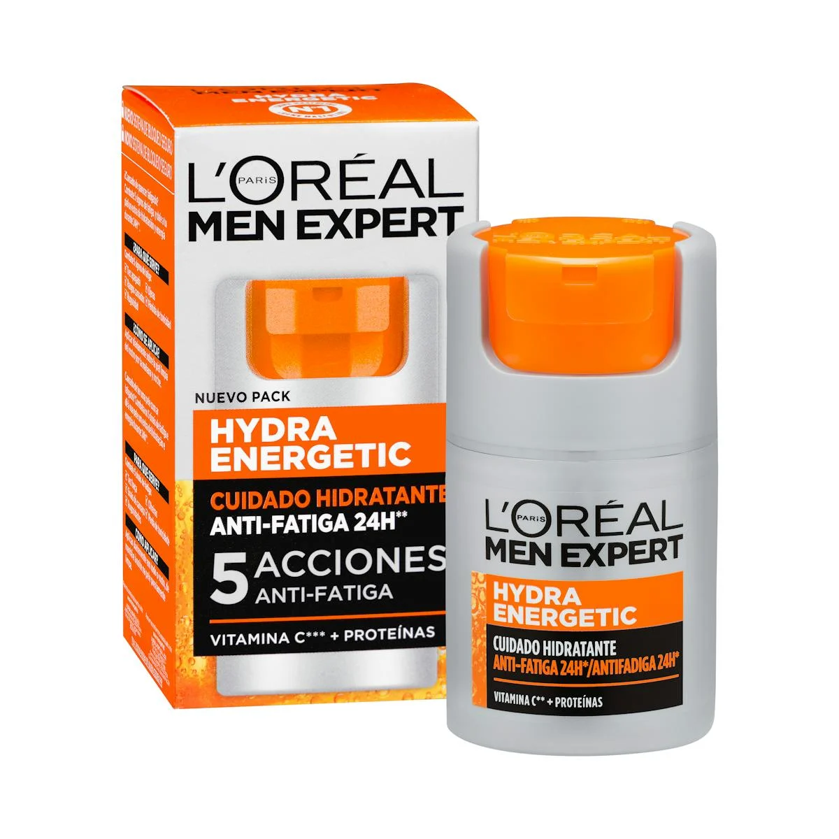 Увлажняющий уход Hydra energetic L'Oréal men expert против усталости 24h