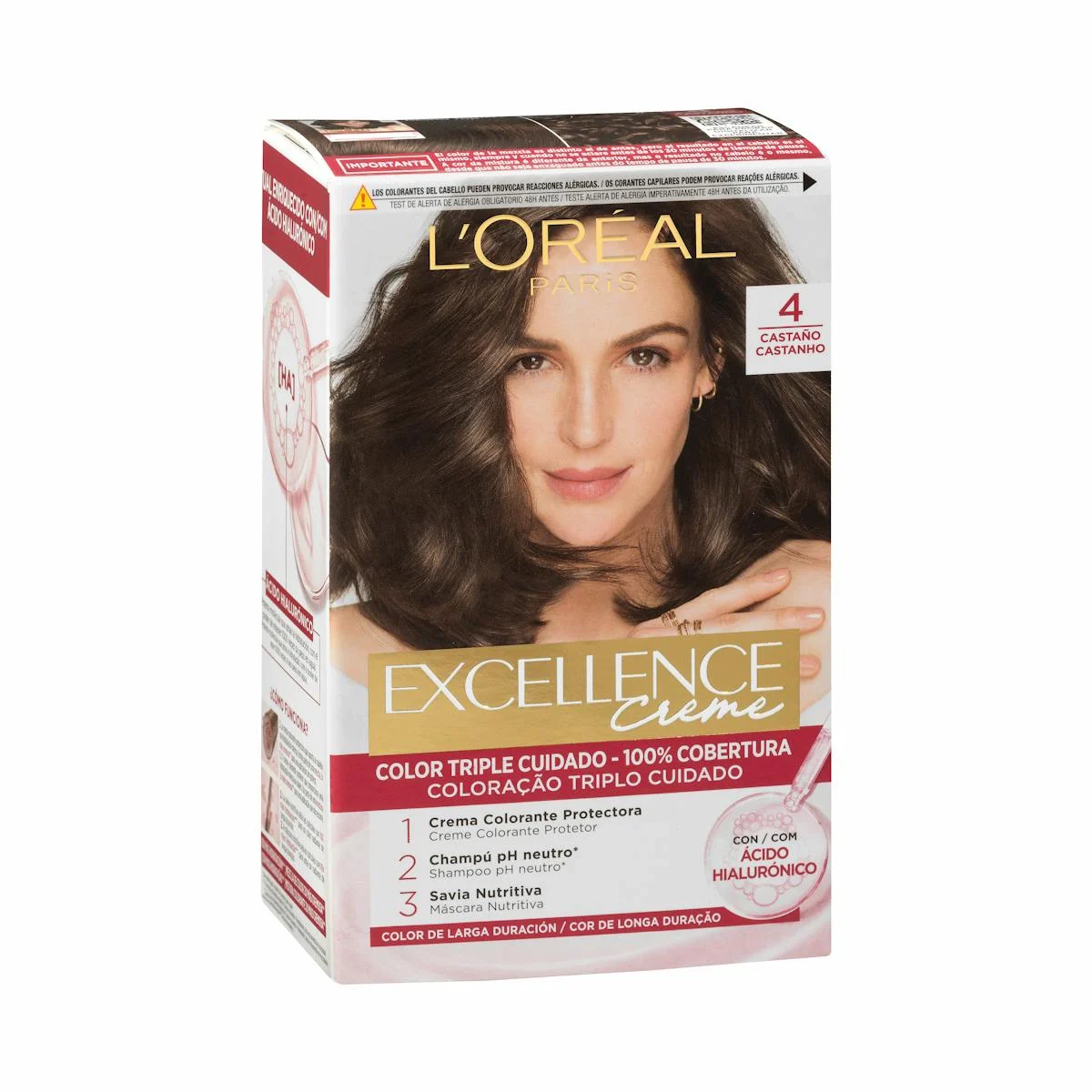 Excellence Creme permanent dye 4 chestnut