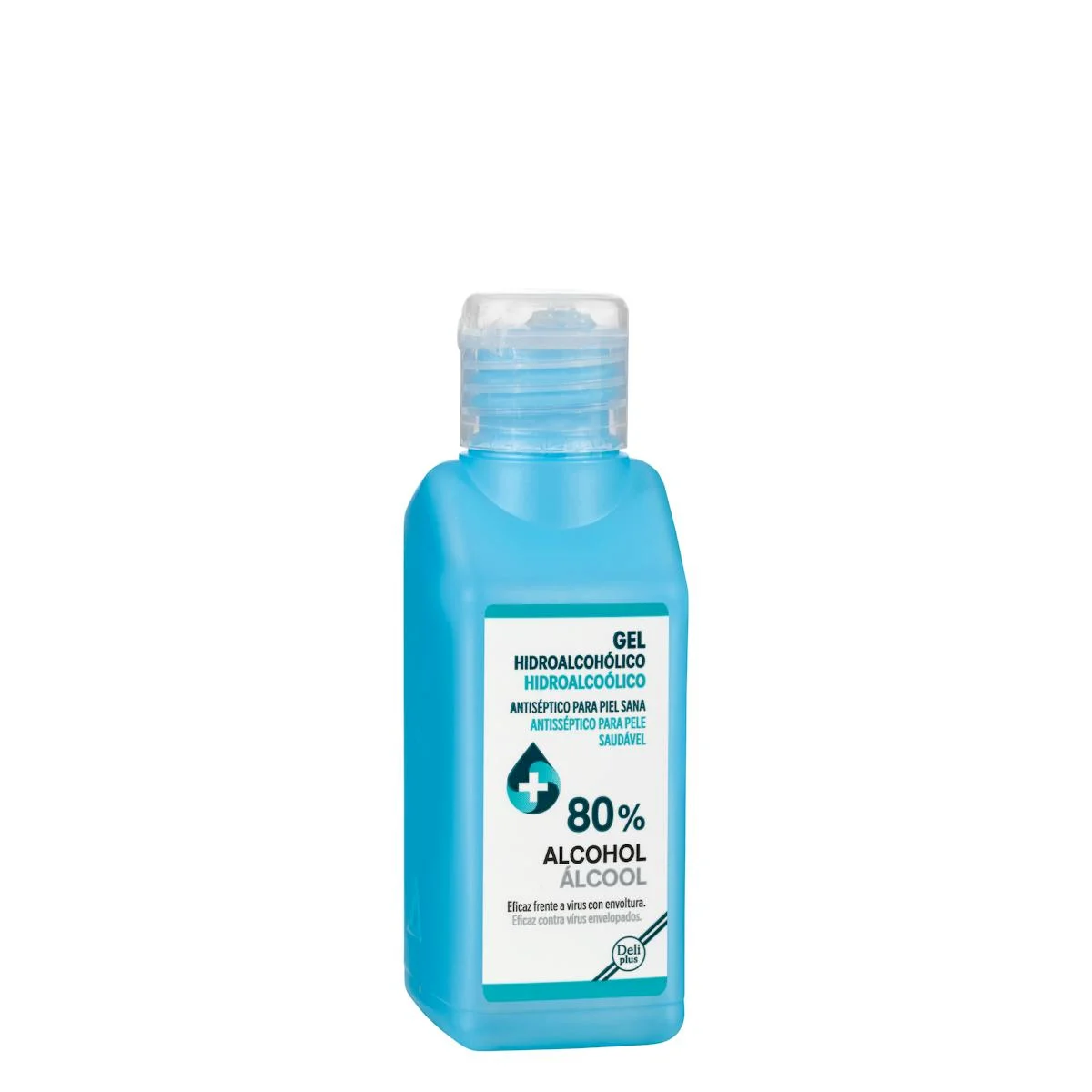 Gel de mans hidroalcohòlic 80% alcohol Deliplus antisèptic sense aclarit