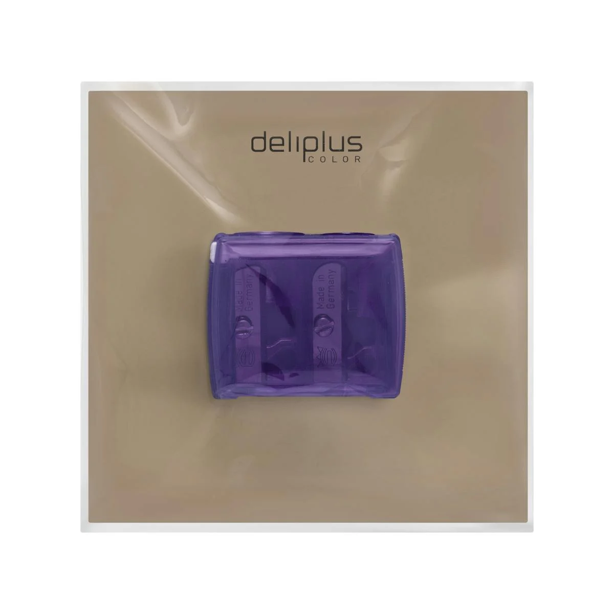 Thin and thick double barrel pencil sharpener Deliplus