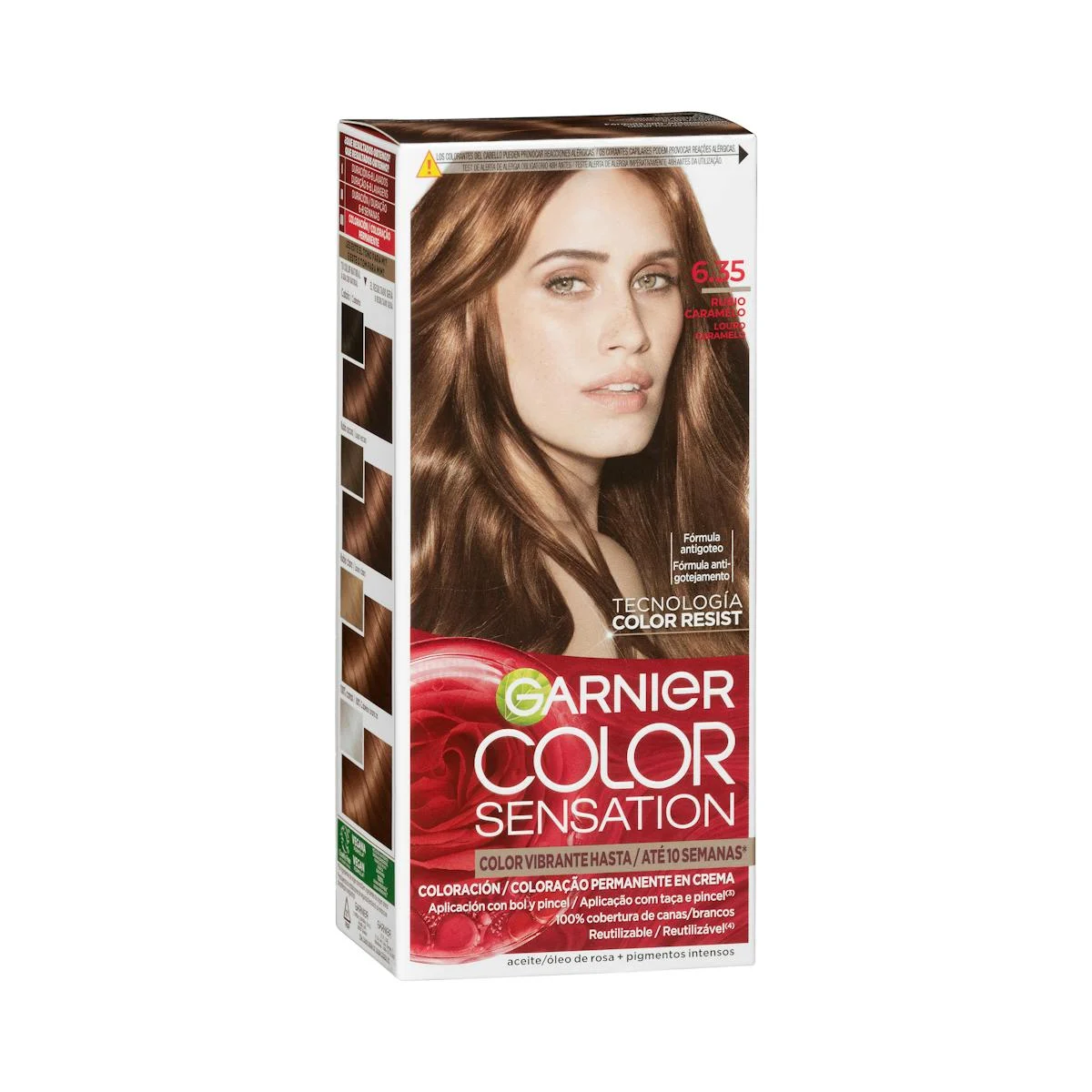Coloració permanent 6.35 ros caramel Color Sensation