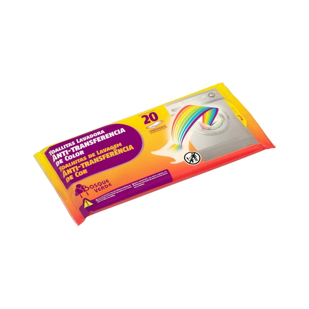 Lingettes pour machine à laver anti-décoloration Bosque Verde