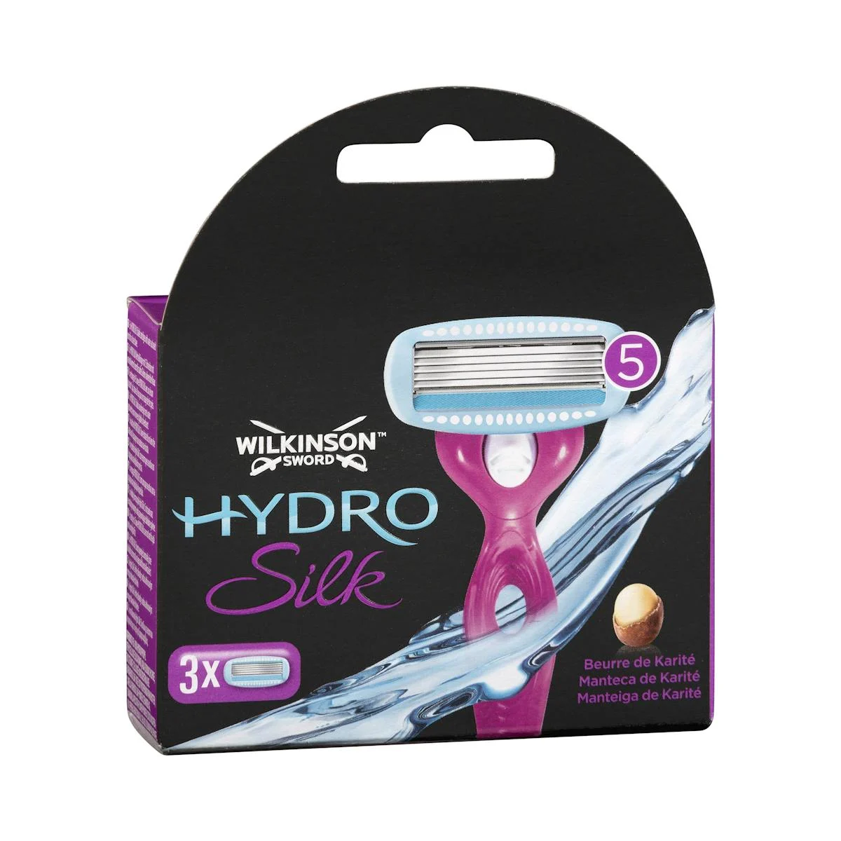 Hydro Silk 5 blades razors refills Wilkinson