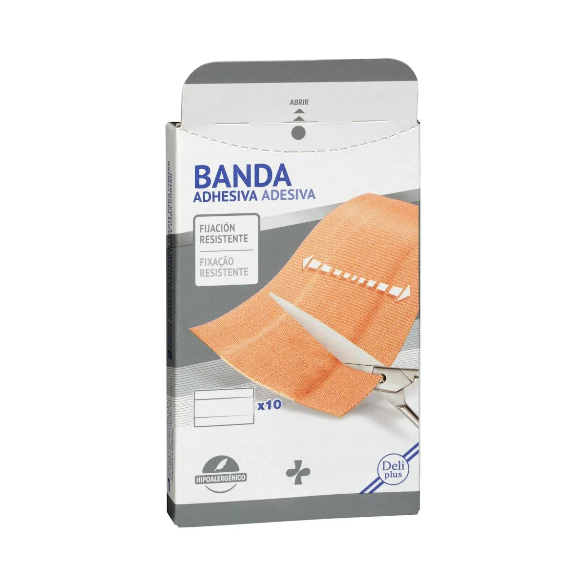 Bande adhésive à forte fixation, beige, à découper Deliplus