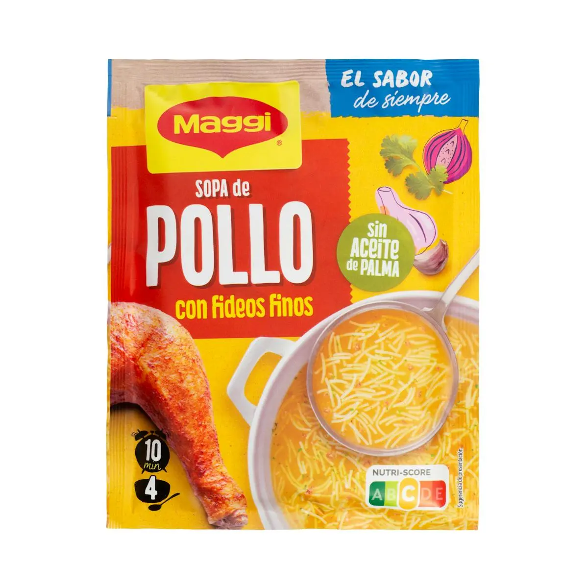 Hühnersuppe Maggi mit feinen Nudeln