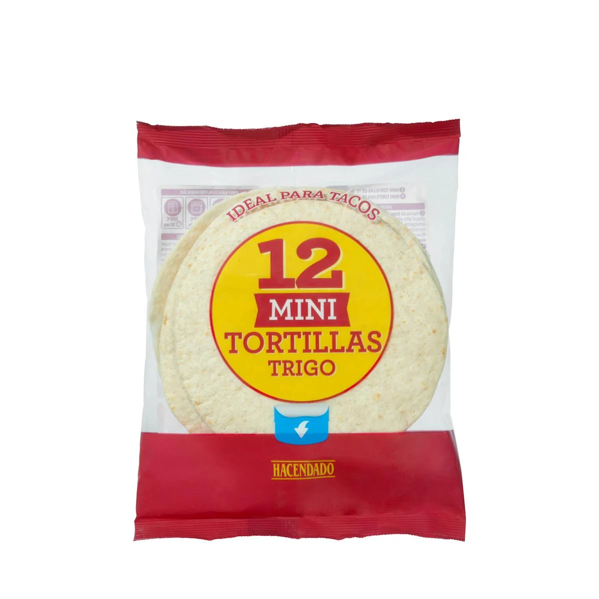Mini tortillas de blé Hacendado