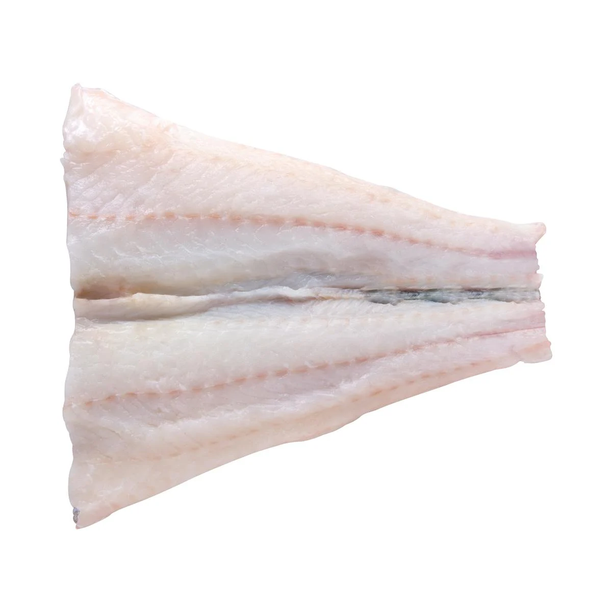 Half butterflied cod with no head and no bones