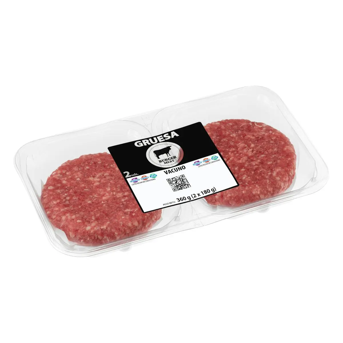 Thick beef burger