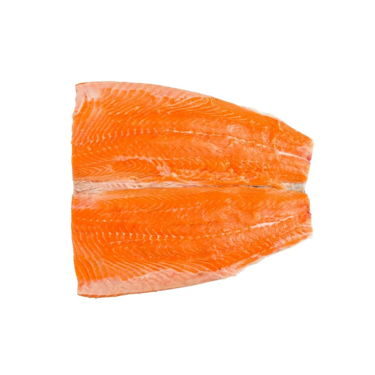 Half butterflied salmon