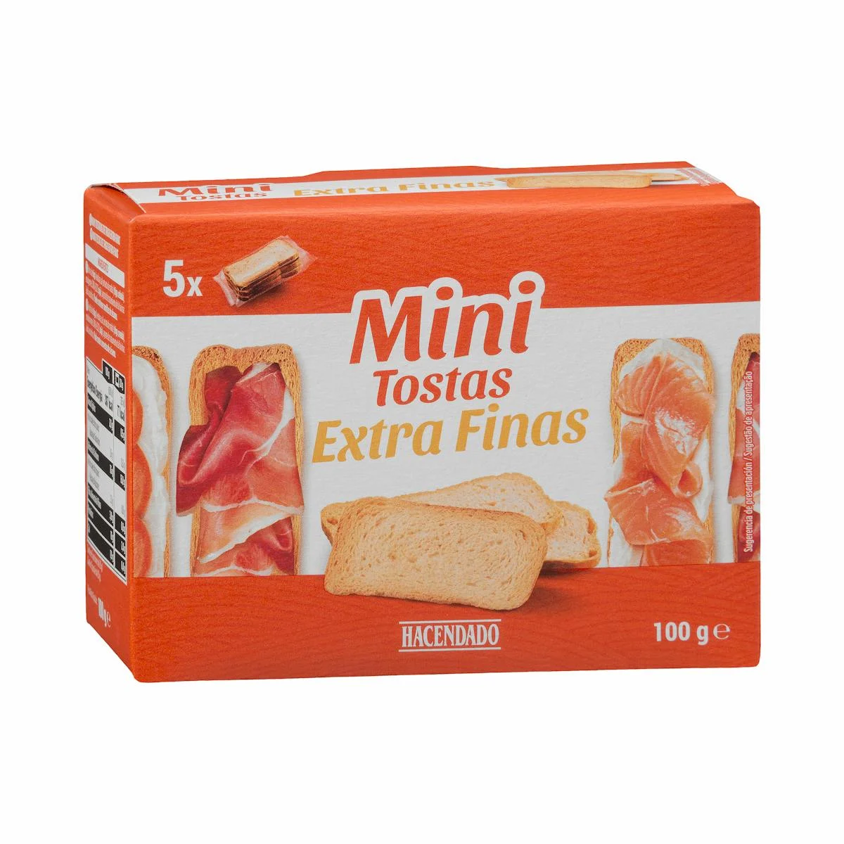 Extra dünne Mini-Weizentoasts Hacendado