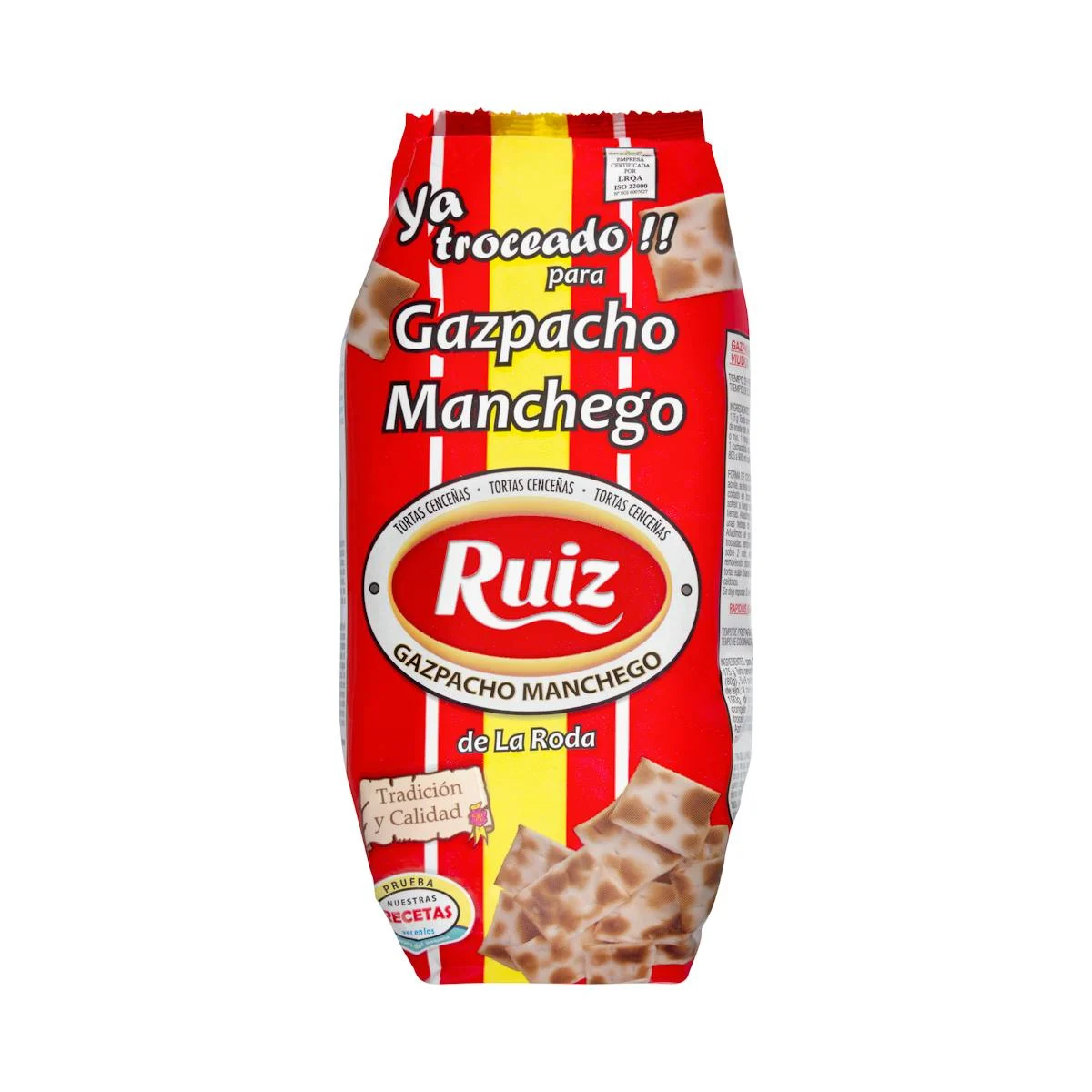 Thin tortas for gazpacho manchego Ruiz