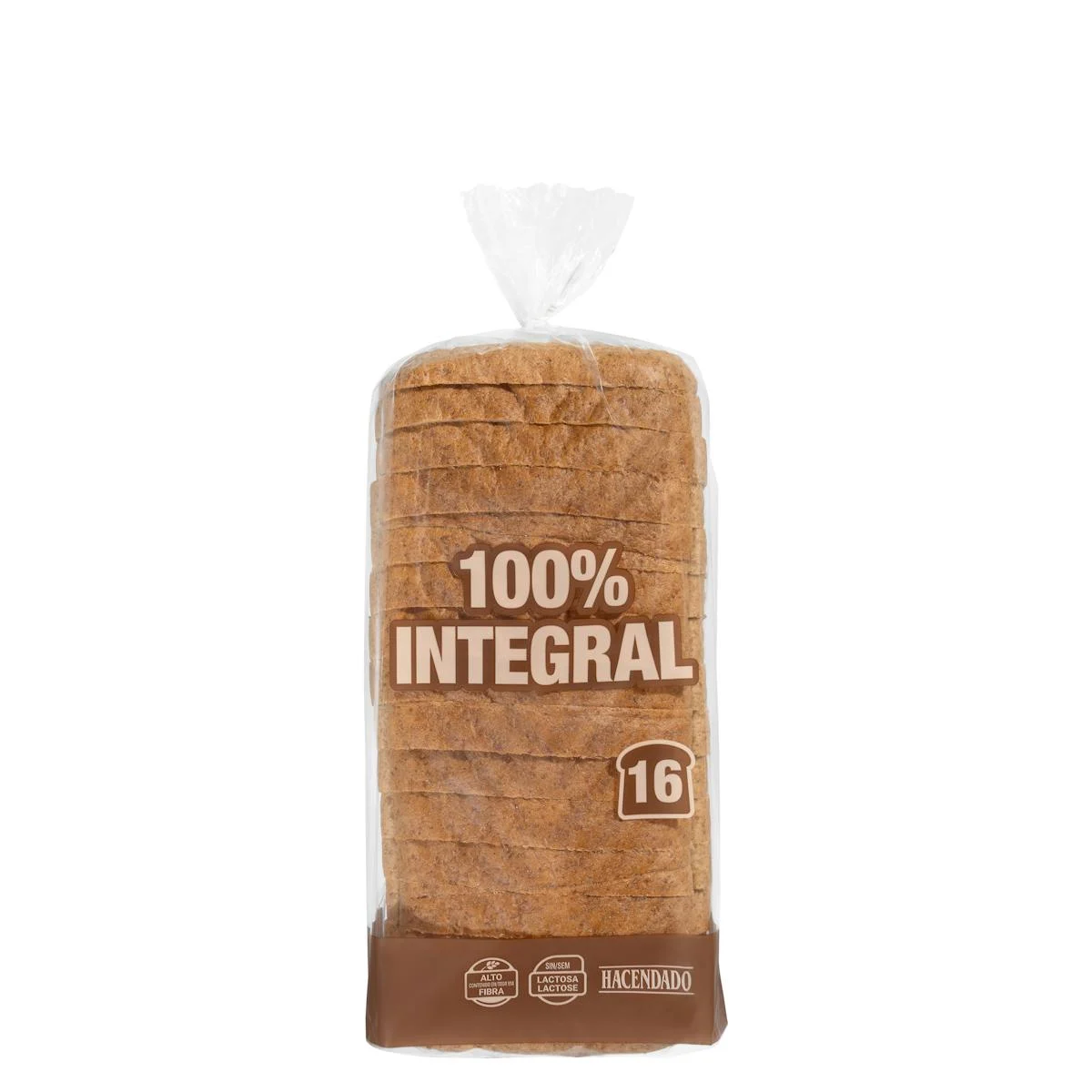 100% Wholemeal sliced bread Hacendado