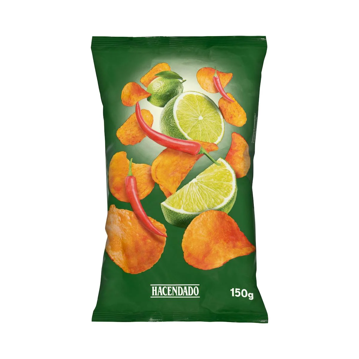 Kartoffelchips mit Chili- und Limettengeschmack Hacendado