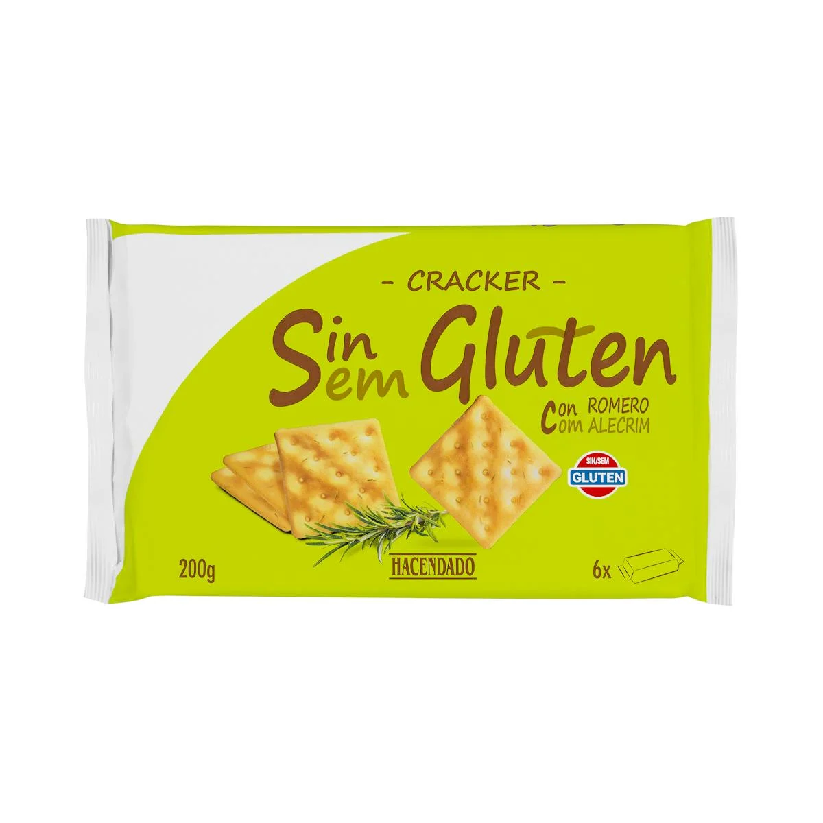 Crackers sense gluten Hacendado amb romaní