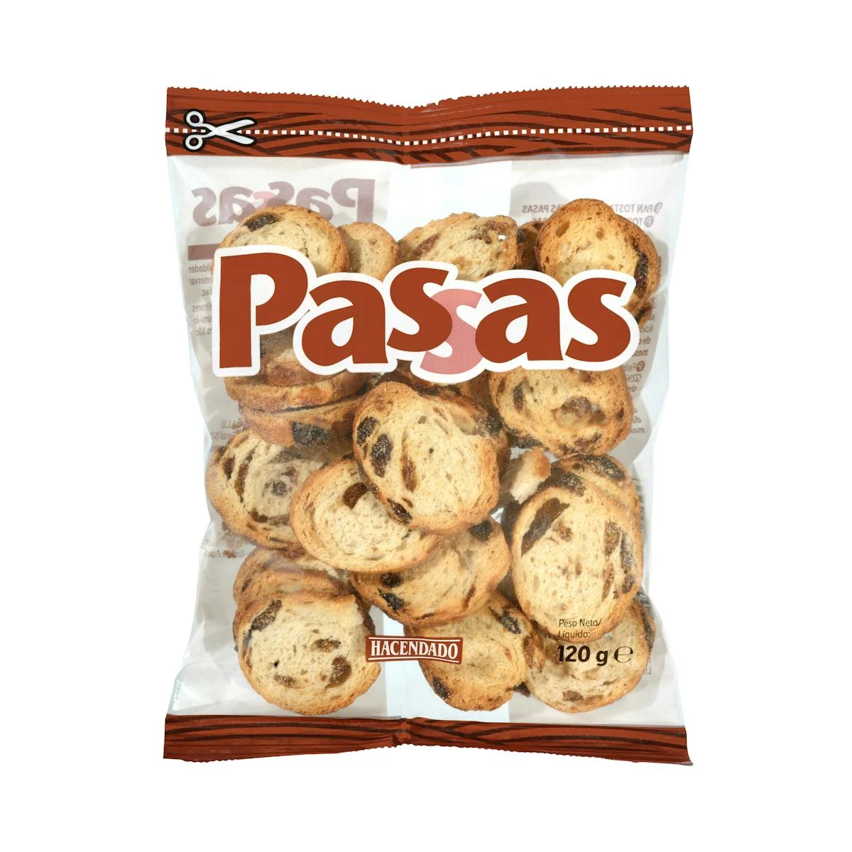 Toasts with raisins Hacendado