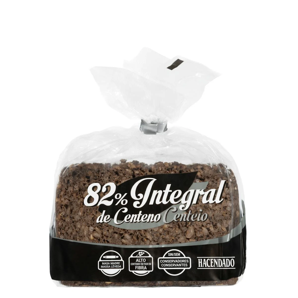 82% Wholemeal rye bread Hacendado