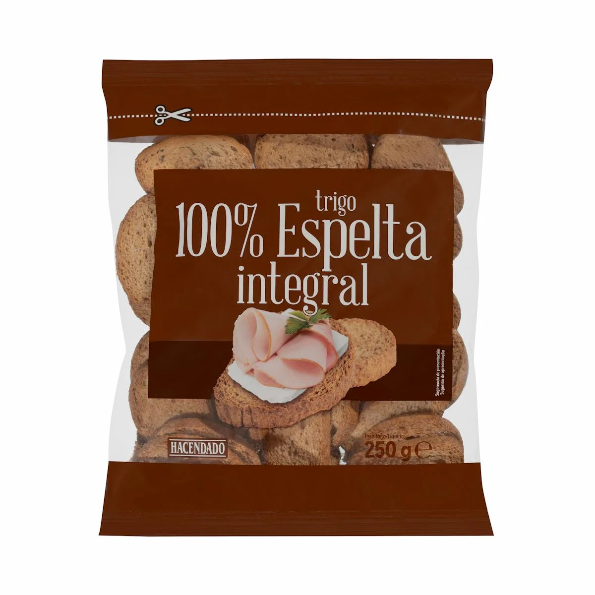 Pa torrat 100% espelta integral Hacendado