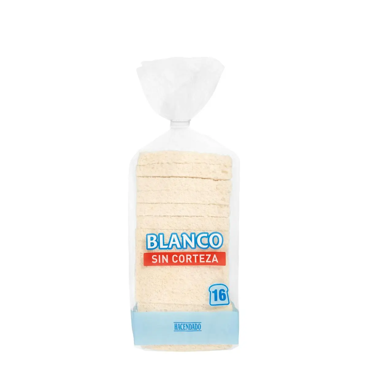 Crustless white sliced bread Hacendado