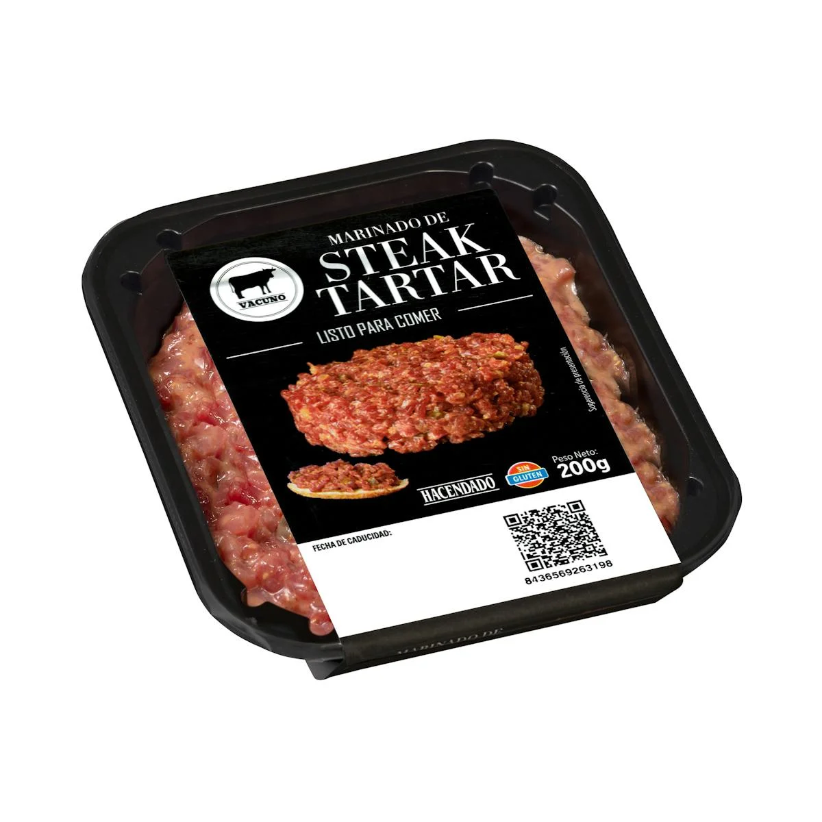 Marinated beef steak tartare