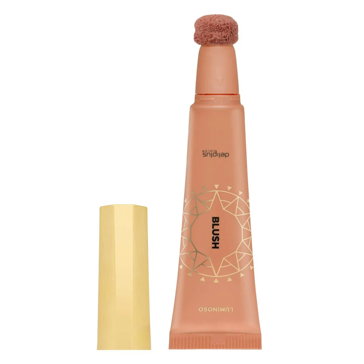 Flüssiges Rouge Blush mit Leuchteffekt Deliplus 01