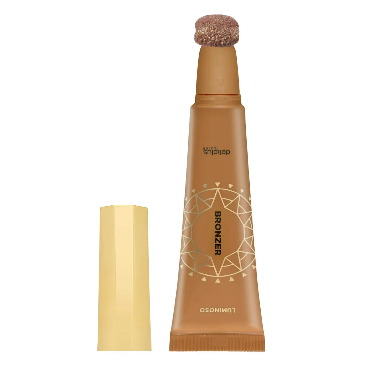 Bronzer fluide lumineux pour le visage Deliplus 01 terre cuite