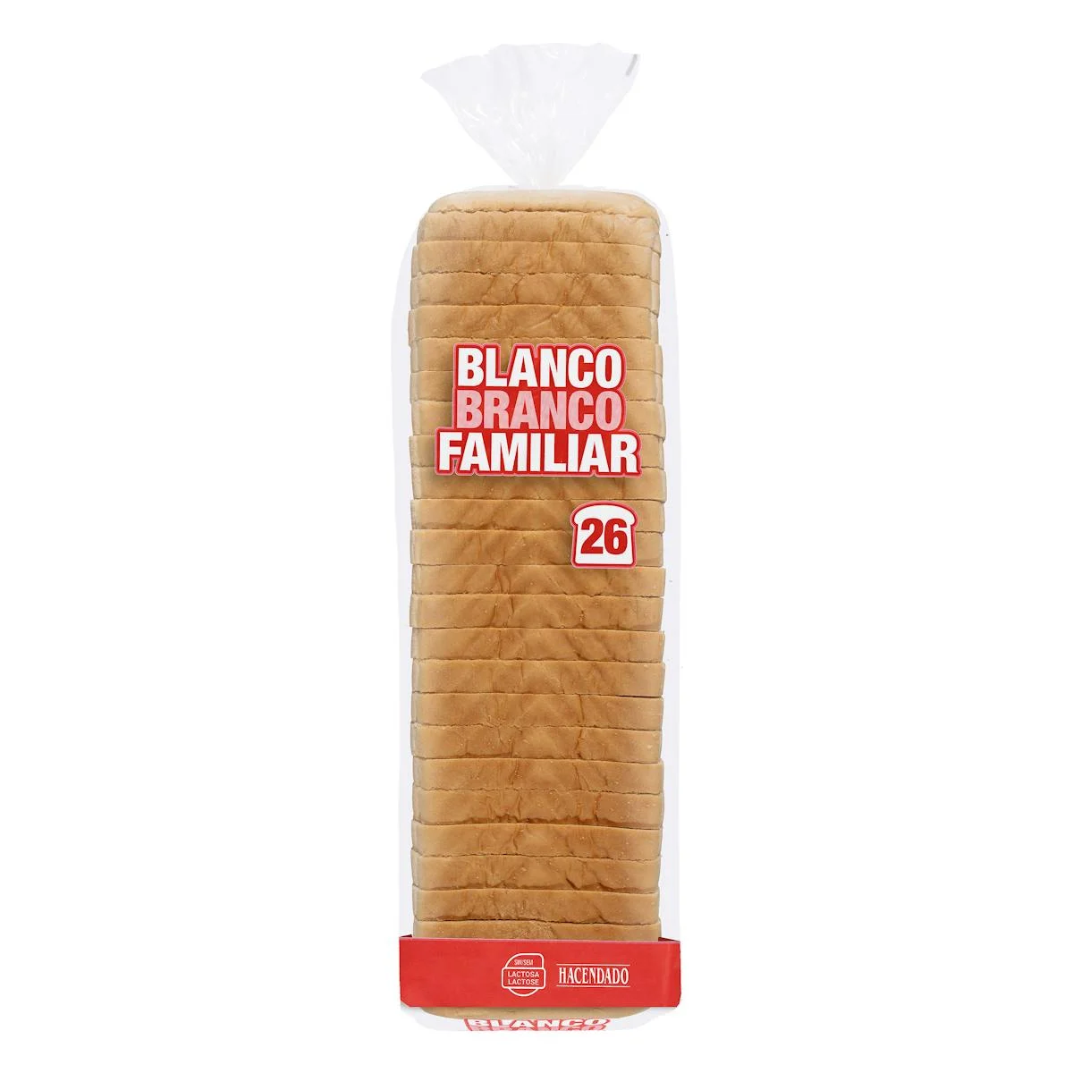 Pan de molde blanco familiar Hacendado