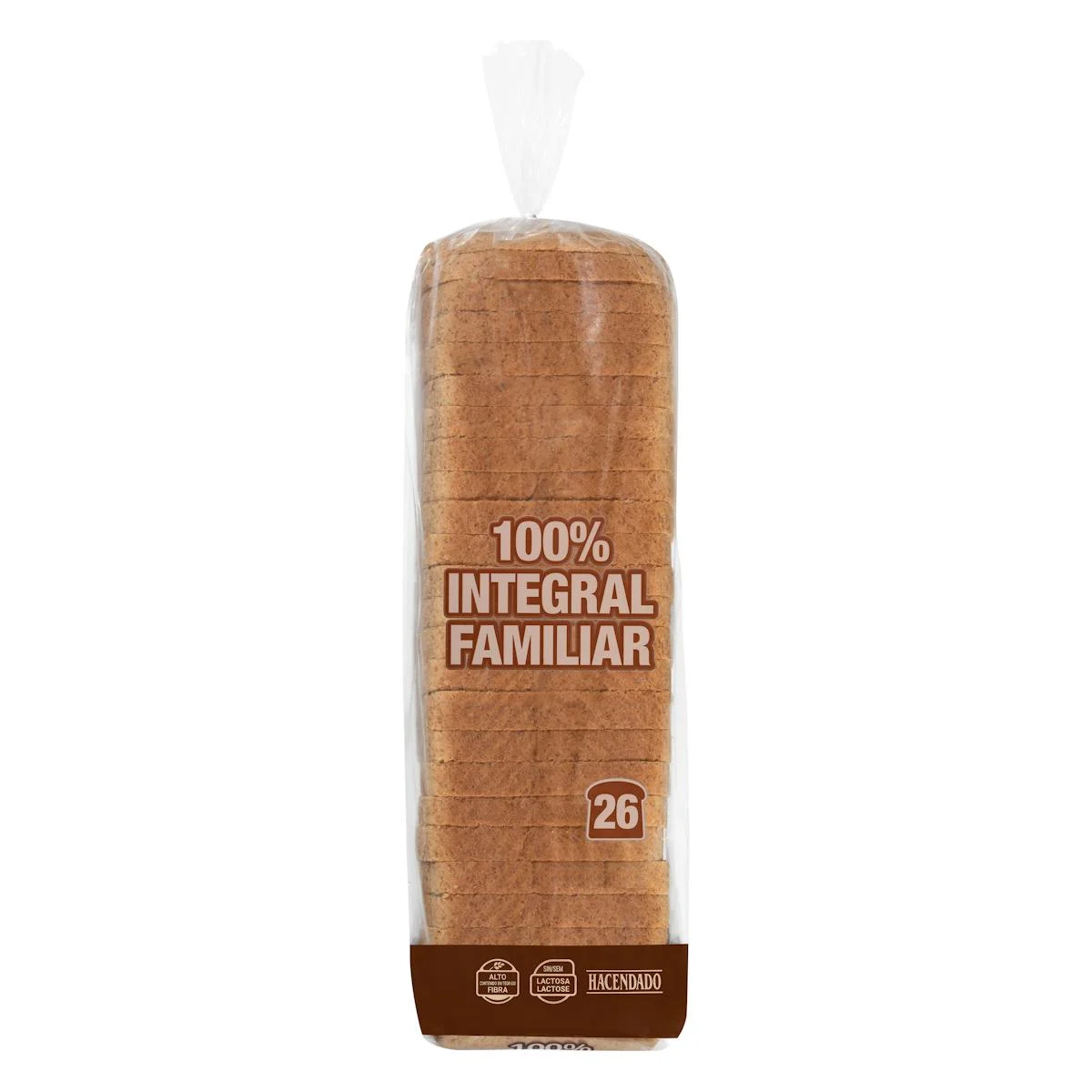 Pa de motlle 100% integral familiar Hacendado