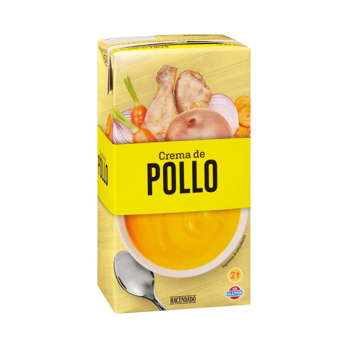 Cream of chicken with vegetables Hacendado