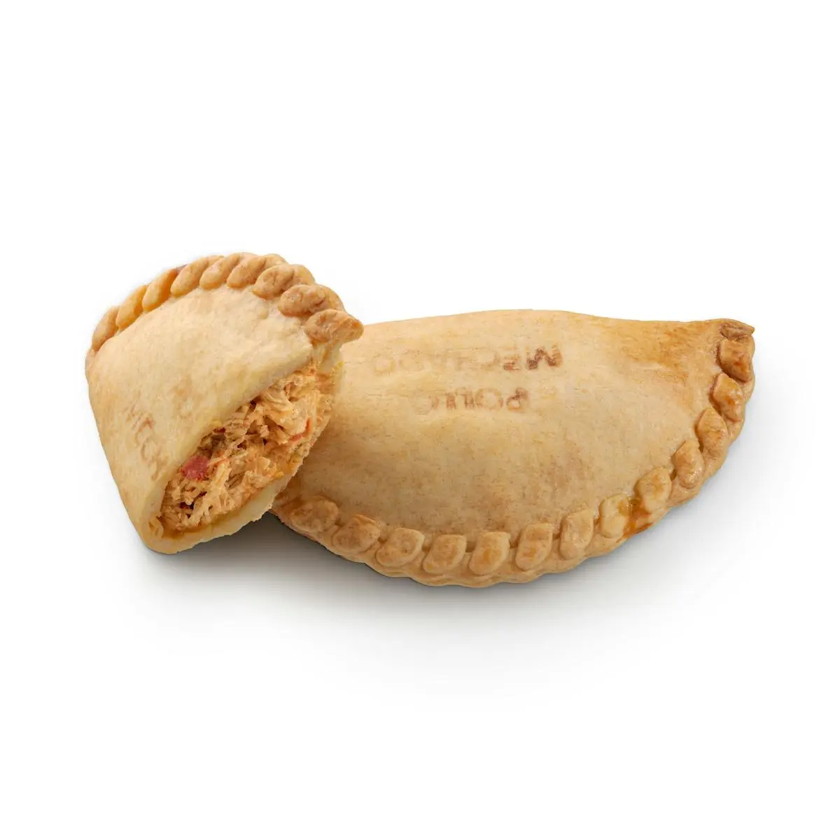 Empanadilla mit gezupftem Hähnchen