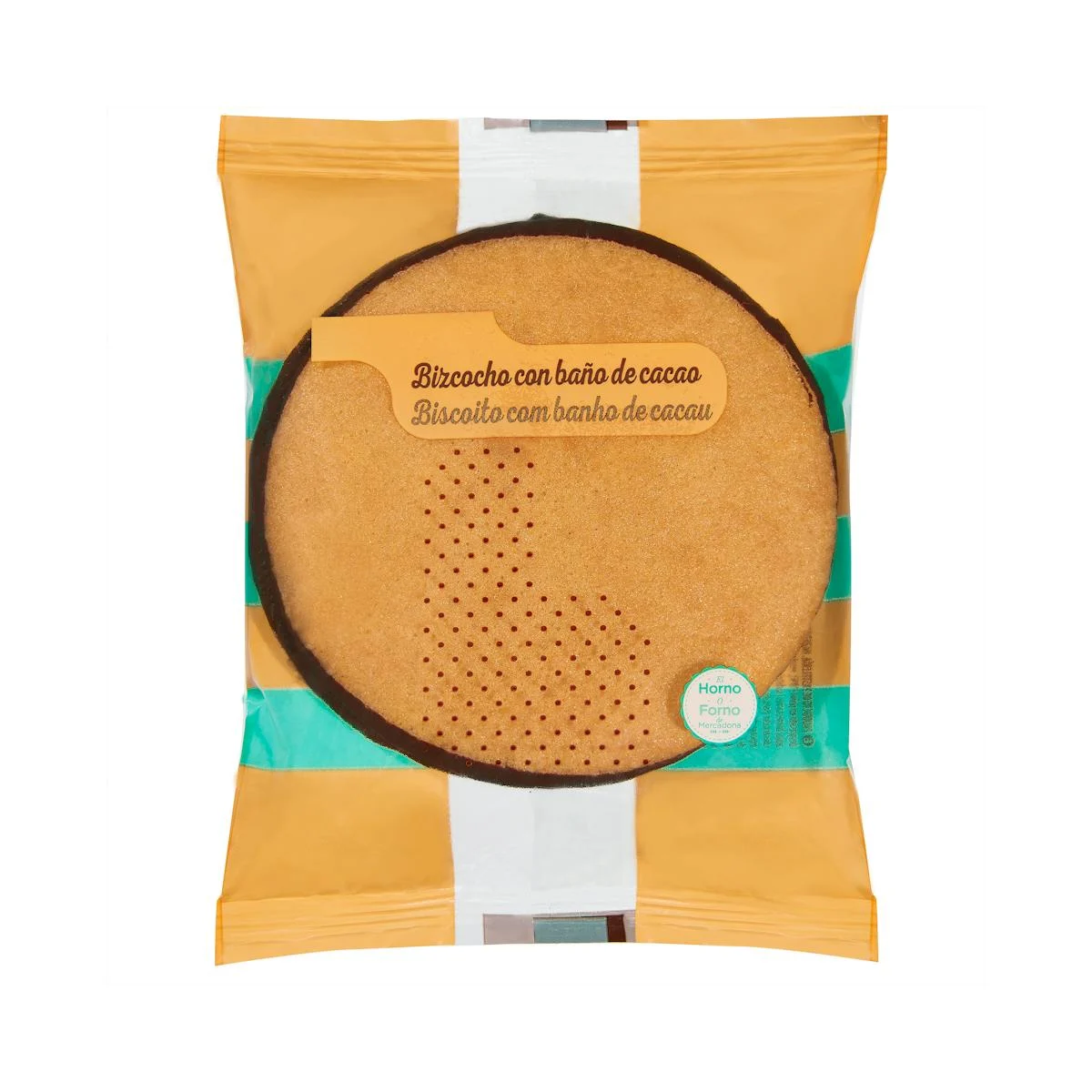 Sponge cake with chocolate Hacendado