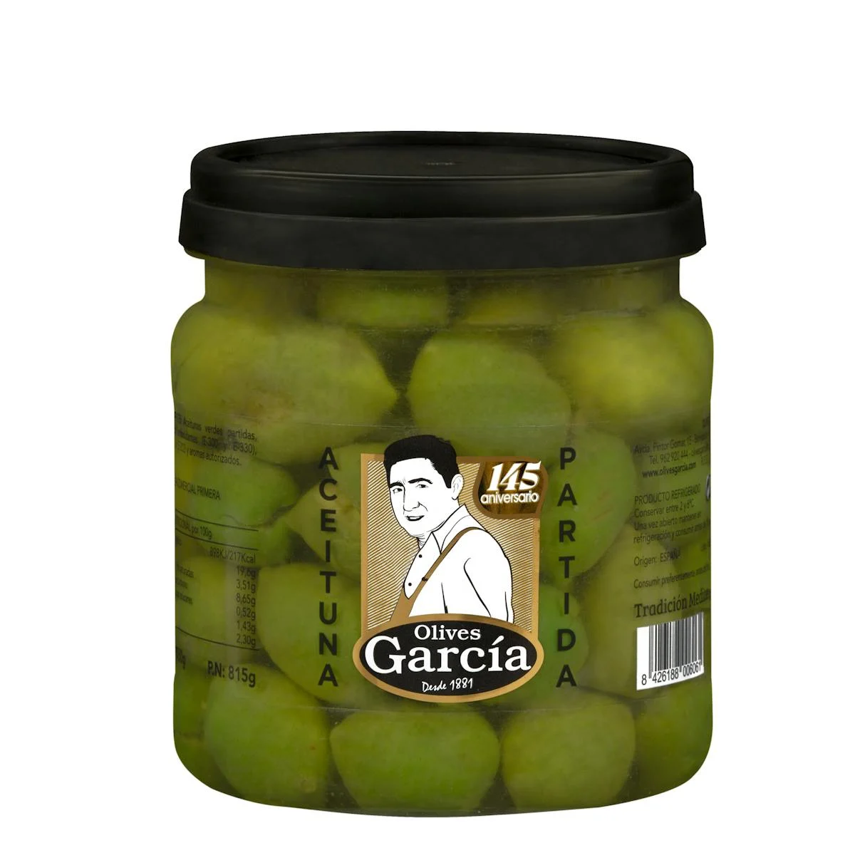 Olives vertes cassées Olives Garcia