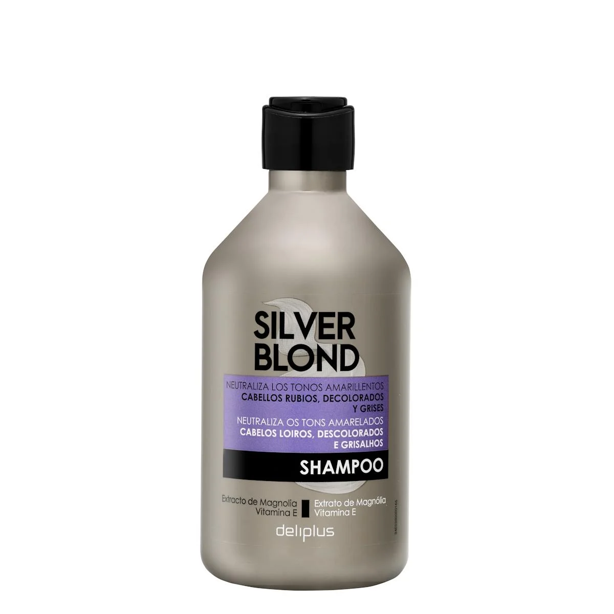 Silver Blond shampoo for blond, decolorated and grey hair Deliplus