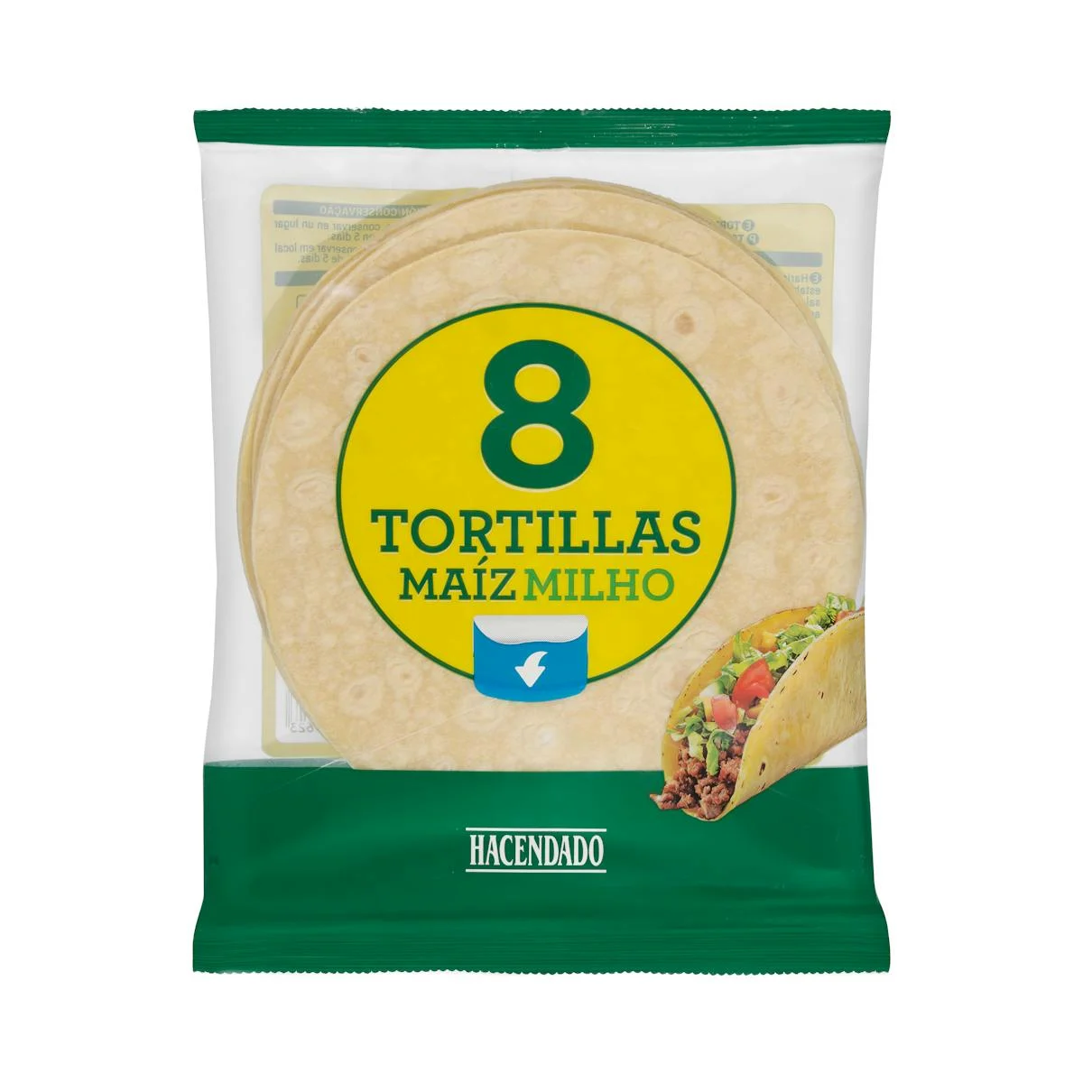 Corn tortillas Hacendado
