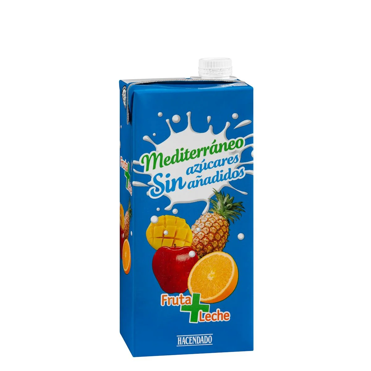 Fruita + llet mediterrani Hacendado sense sucres afegits