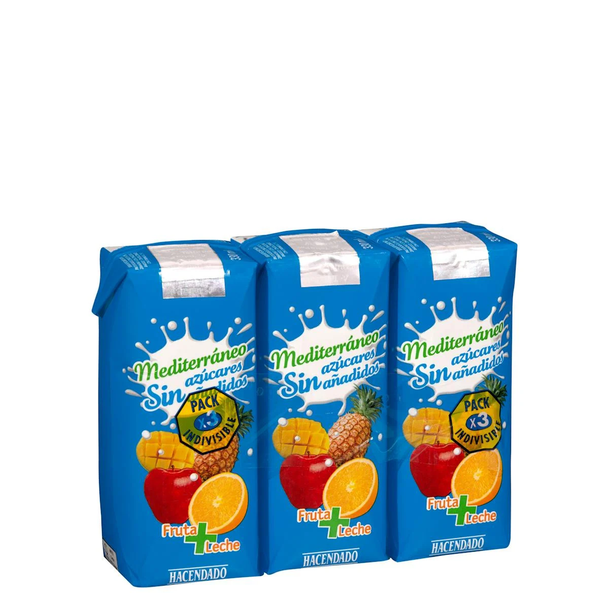 Mediterranean fruit + milk no added sugar Hacendado