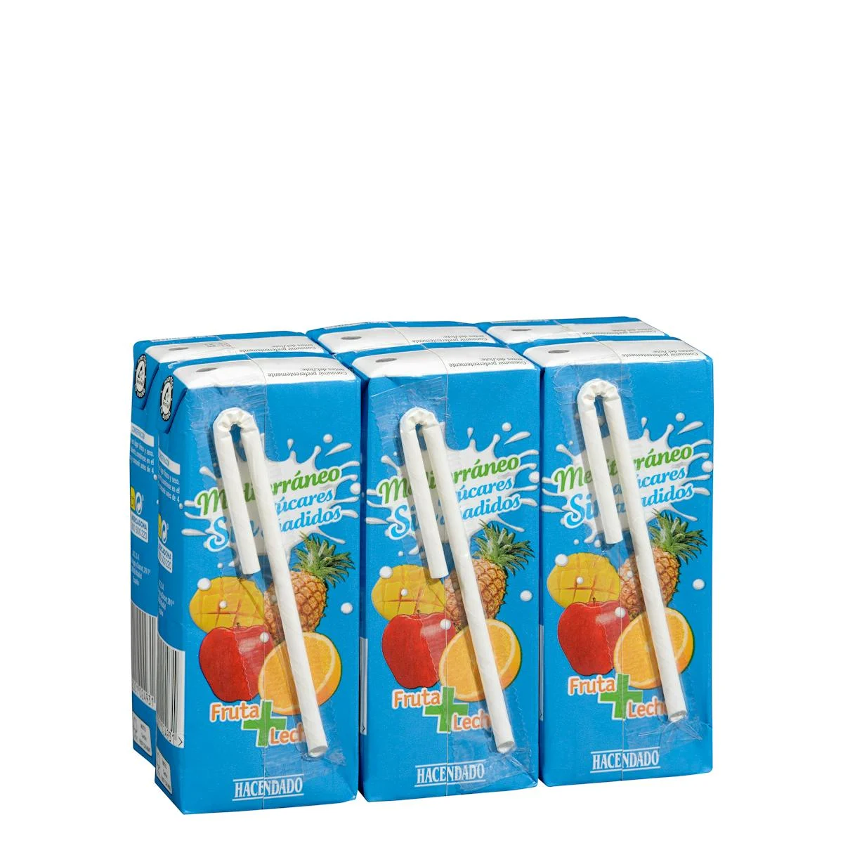 Mediterranean fruit + milk no added sugars Hacendado