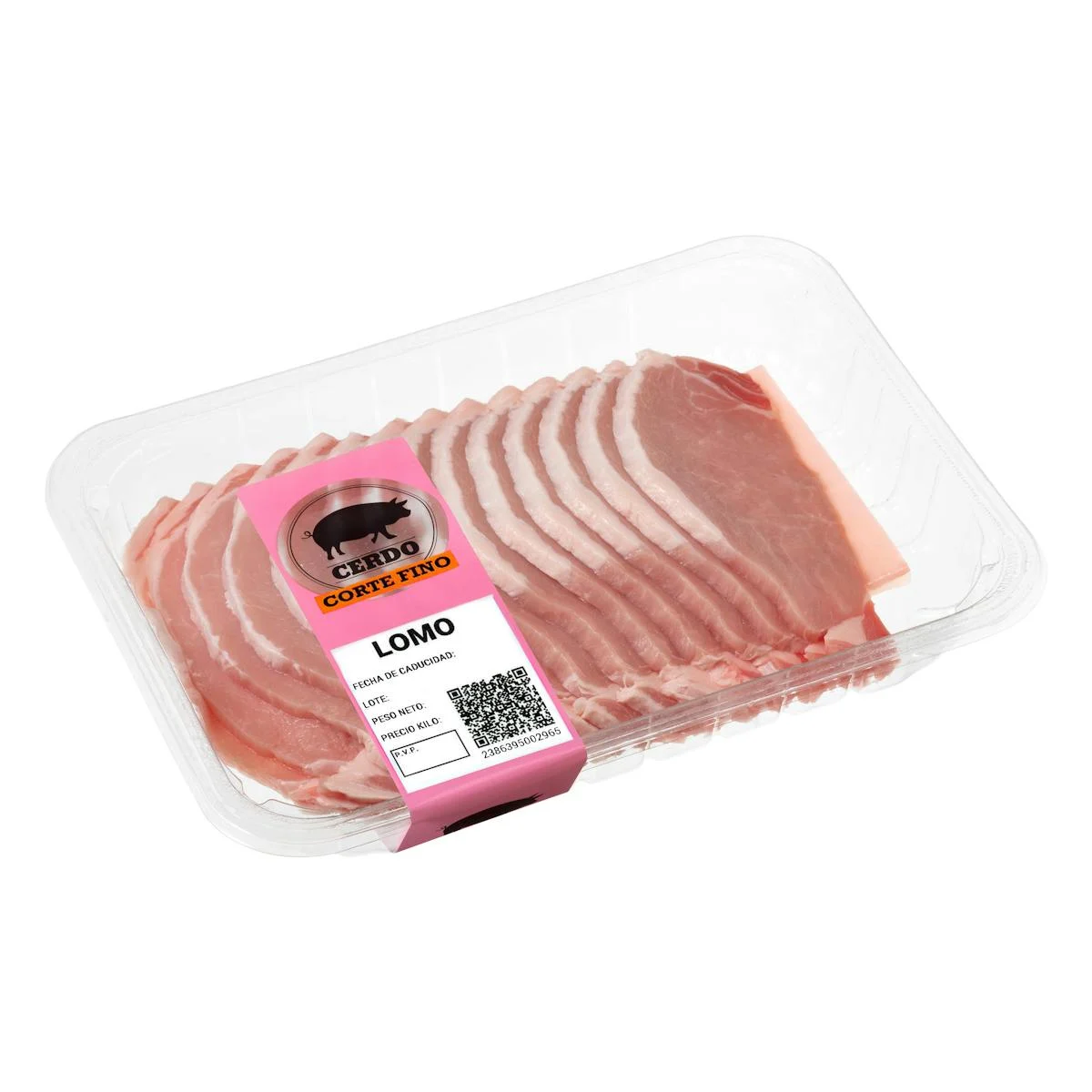 Dünn geschnittene Schweinelendensteaks