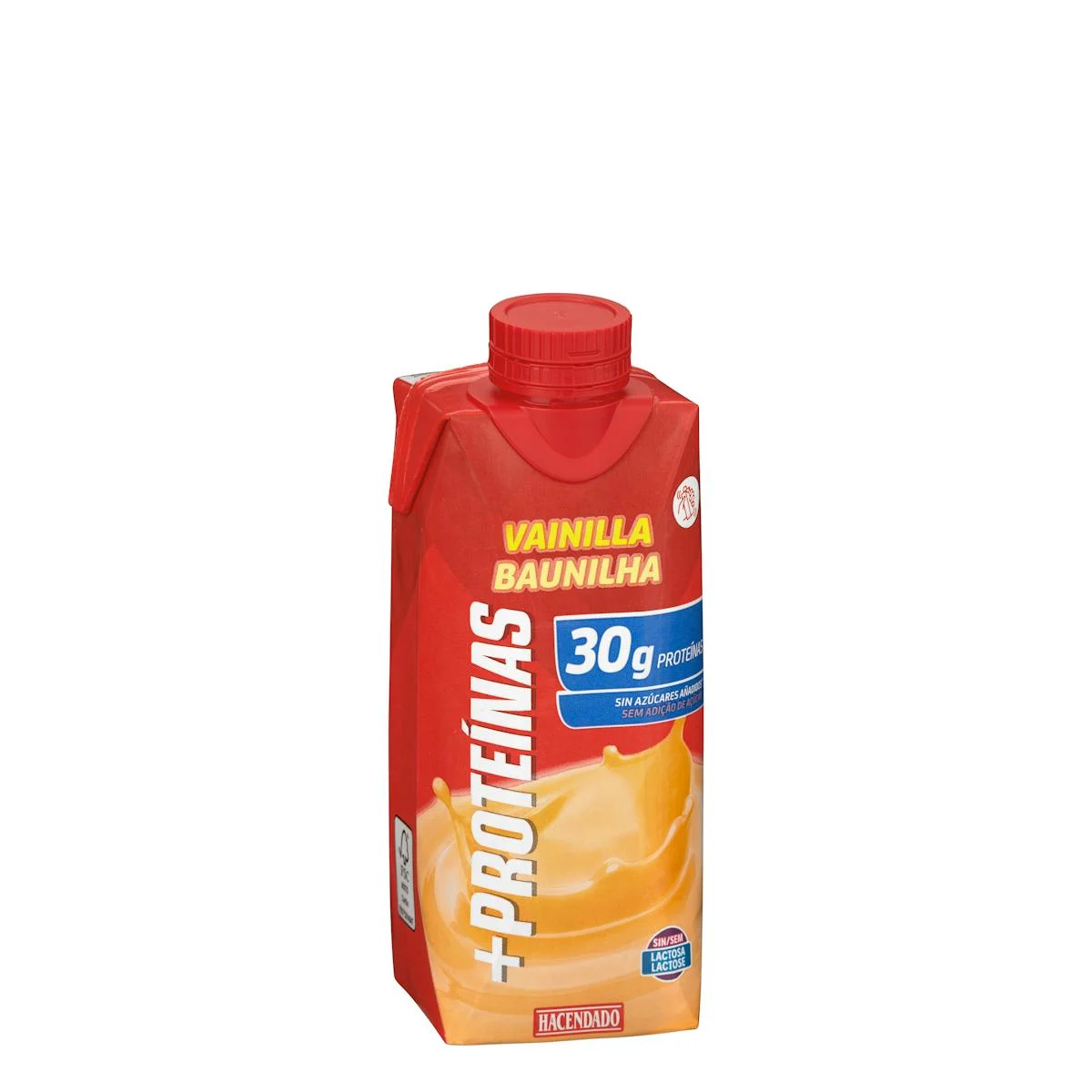 Milk-shake lacté goût vanille +Proteínas 30 g
