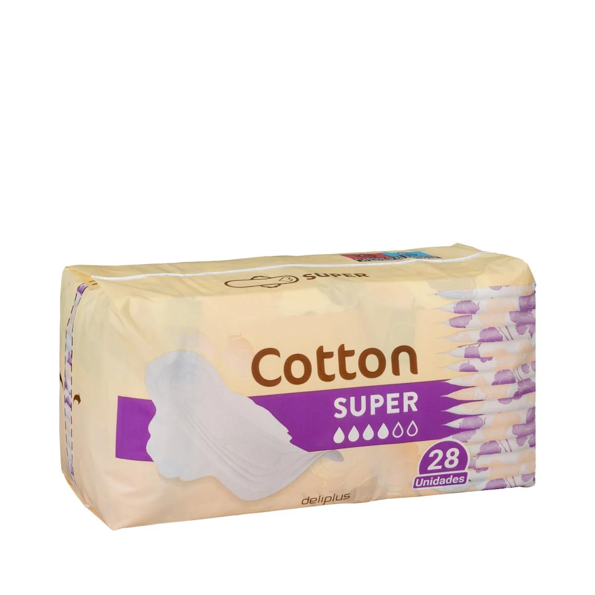 Cotton super pads with wings Deliplus