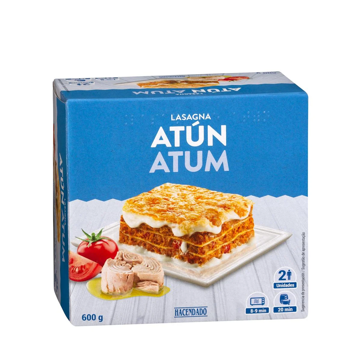 Thunfischlasagne Hacendado, tiefgefroren