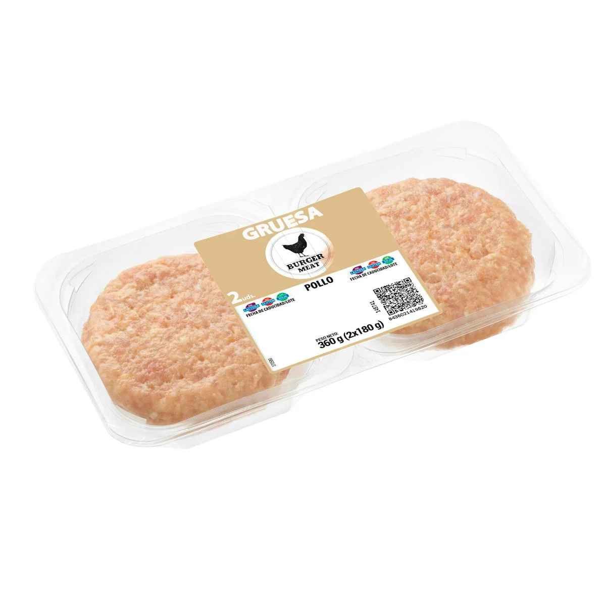 Thick chicken burger
