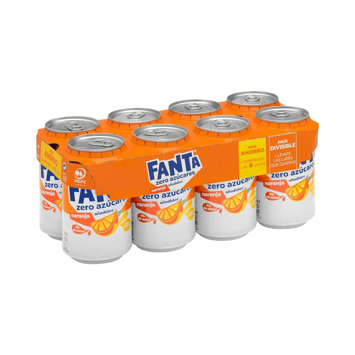 Orange soft drink zero added sugars Fanta