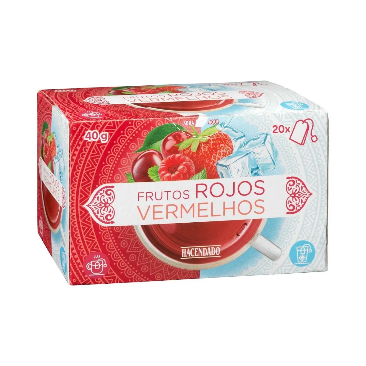 Red fruit tea Hacendado