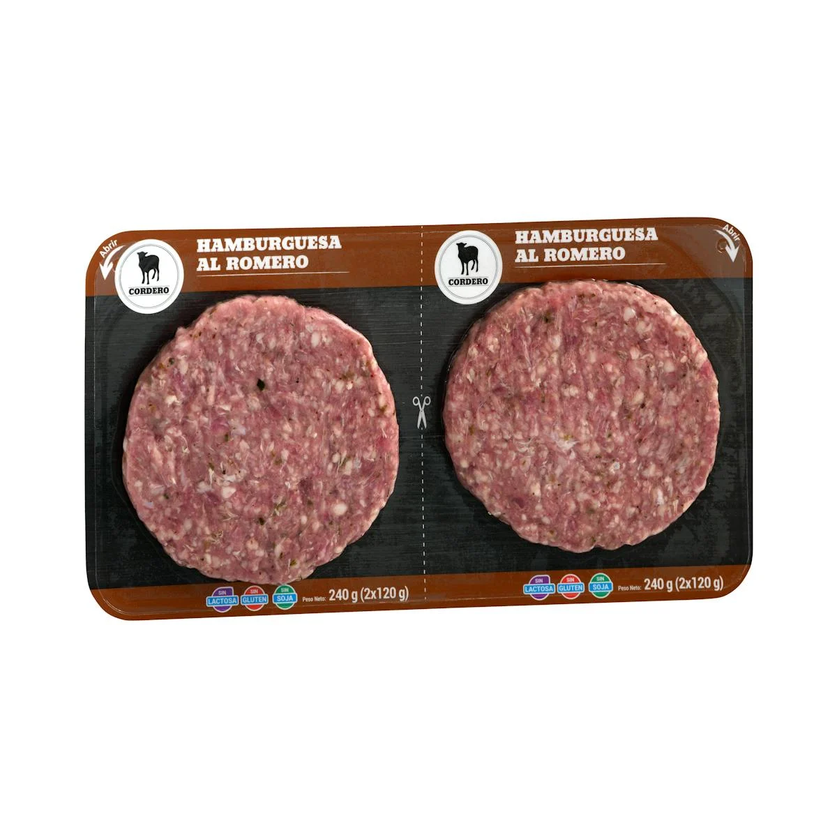 Burger of lamb with rosemary