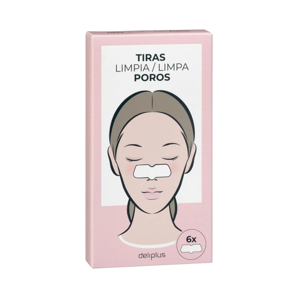 Facial cleansing pore strips Deliplus