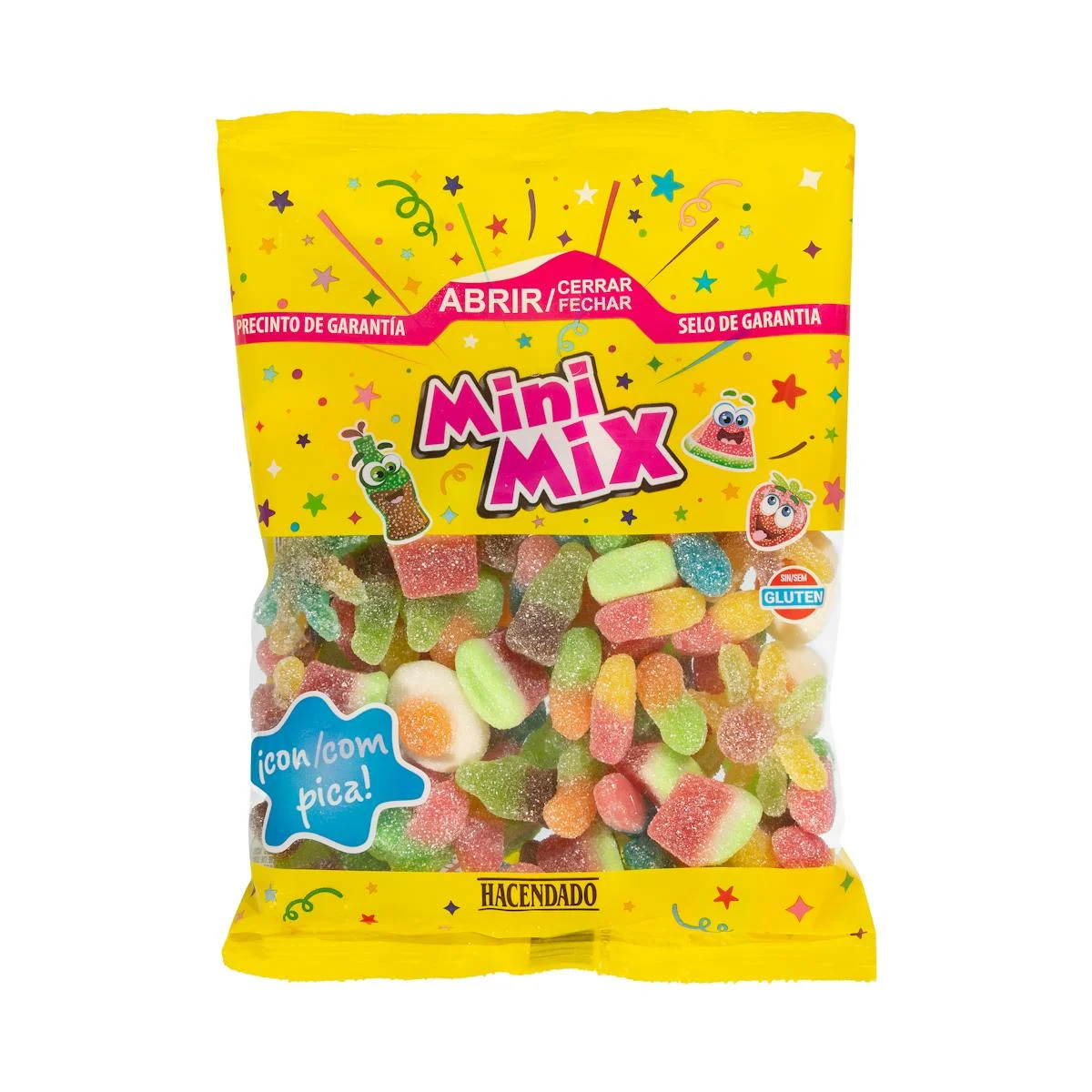 Mini-bonbons Mix Hacendado acidulés