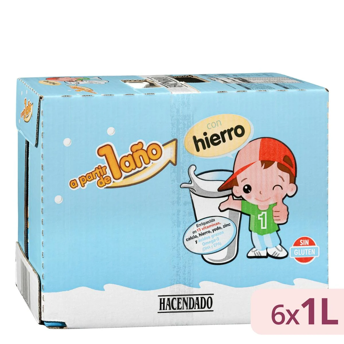 Milk mix +1 year Hacendado